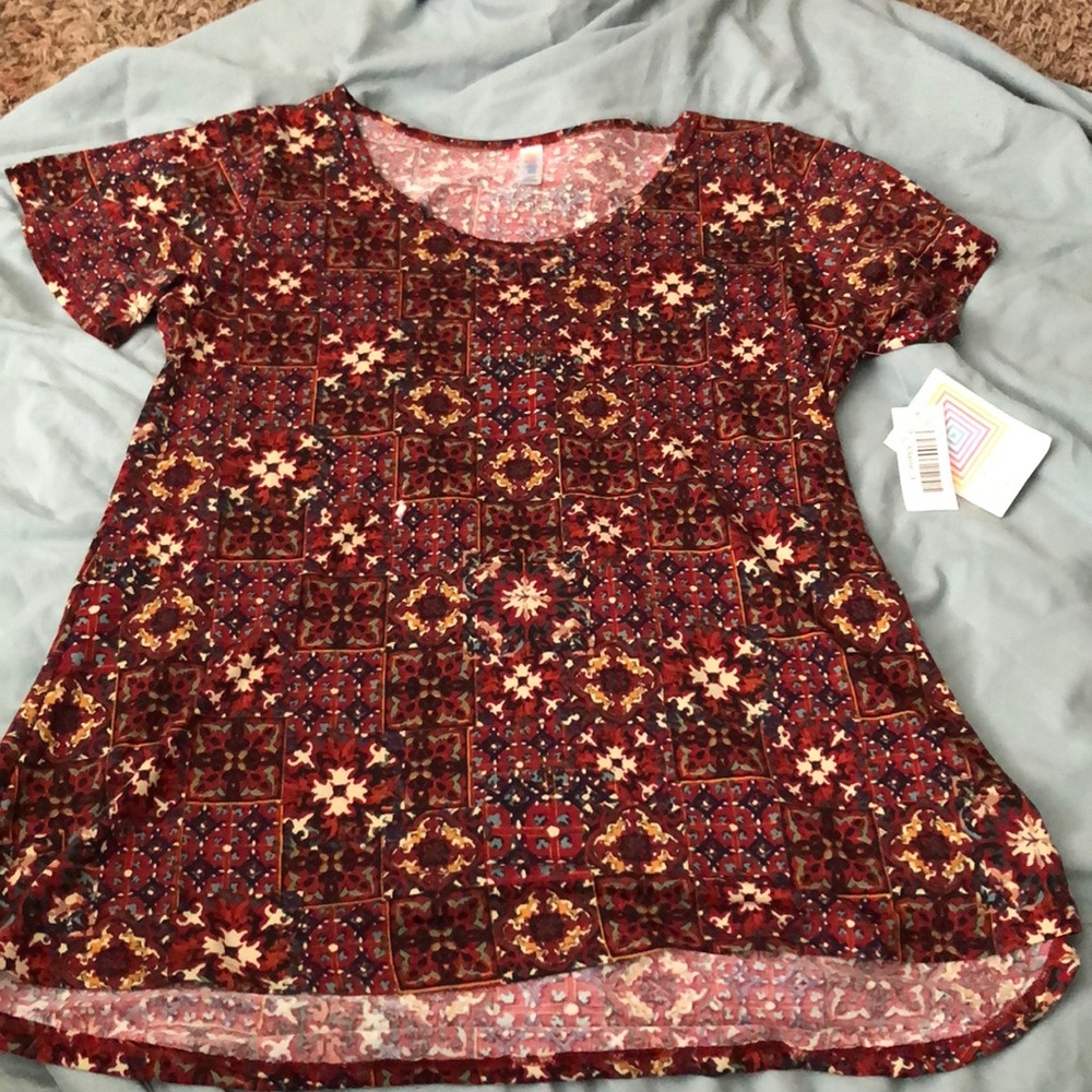 A large sized t shirt.